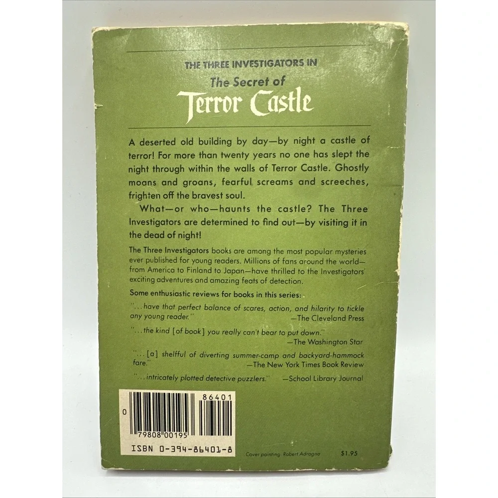 Secret of Terror Castle by Robert Arthur (1985, Digest Paperback)